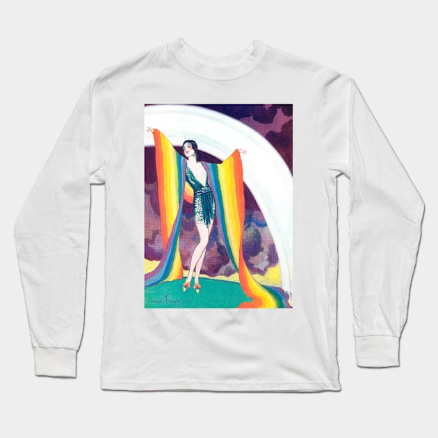 The Loot of The Rainbow - Rainbow Flapper Long Sleeve T-Shirt by SNAustralia